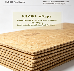 <span class=keywords><strong>Panneau</strong></span> de bois <span class=keywords><strong>OSB</strong></span> mélaminé à faible teneur en COV pour cadre d'armoire et décoration de cloisons intérieures - Product Image 6