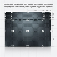 LED-Bildschirm P2.5 HD LED-Werbetafel Indoor P2 LED-Panel P1.25 P1.53 P1.86 SMD GOB LED-Videowand LED-Anzeigebildschirm