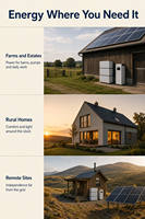 Kit Penyimpanan Energi Surya Rumah Tangga, Sistem Penyimpanan PV Atap Hibrida yang Dapat Ditumpuk, Sistem Cadangan Daya Rumah Tangga