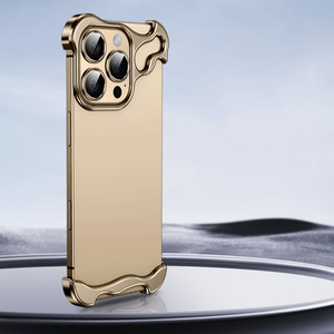 เคสโทรศัพท์โลหะมินิมอลใหม่สำหรับ iPhone 14 15 16 Pro Max Plus พร้อมเลนส์ป้องกันกล้อง กรอบอะลูมิเนียม ป้องกันโทรศัพท์มือถือ - Product Image 6