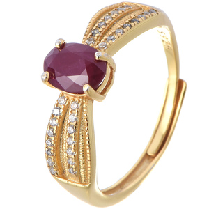 Collection de bagues en rubis naturel de qualité supérieure - Bagues en pierres précieuses rubis rouge ovale taillé en rhodium certifiées CMA pour les fournisseurs de bijoux personnalisés - Product Image 5