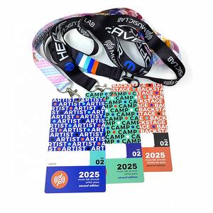 Pases VIP de Tamaño Personalizado, Tarjetas de Identificación de <span class=keywords><strong>PVC</strong></span> para Personal de Eventos, con Cordón - Product Image 6