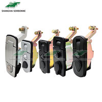 Serrure à levier scellée de type compression pour porte de compartiment à bagages de camping-car, en alliage de zinc, pour autocars et camping-cars, épaisseur 15-30 mm, Abarth 124 Spider