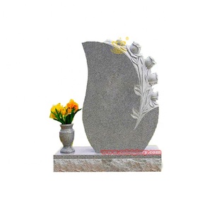 Mezarlık mermer melek heykeli zarif taş el sanatları sanat heykel mezar taşı anıtı üzerinde oturan kalıcı hatırlama için tasarım - Product Image 4