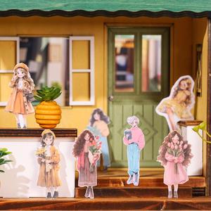 20 autocollants par paquet, pourquoi suis-je si mignon? 4 mini versions d'autocollants de bricolage pour la série de comptes portables - Product Image 1