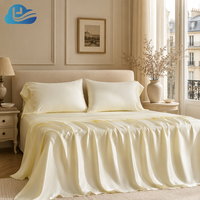Parure de lit d'été Cloudland certifiée OEKO-TEX, audituée BSCI, 400TC, haute densité, soyeuse et lisse, couleur unie de qualité supérieure