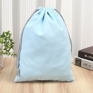 Sac en toile de grande taille 25x32cm, sac en toile durable, impression de logo, pochette cadeau, à utiliser pour ranger les cosmétiques, les vêtements, les jouets - Product Image 4