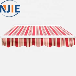 Parasol manuel d'extérieur imperméable, protection UV, résistant au vent, cadre en aluminium haute résistance, pliable, terrasse 5m, restaurants - Product Image 2