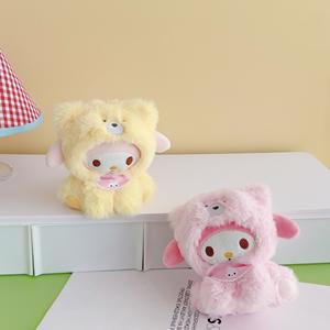 Mainan anjing kucing peliharaan melengking SanRioed keluarga <span class=keywords><strong>Elf</strong></span> Kelinci seri bayi Saniro karakter Kawaii mainan mewah anjing mengunyah kucing interaktif - Product Image 6