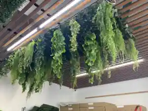 벽걸이 장식 식물 실내 야외 벽 교수형 식물 인공 천장 교수형 식물 덩굴