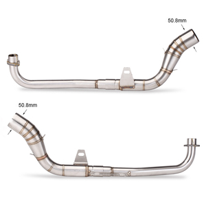 Pour Yamaha EX5 Dream 2015-2022 Moto Échappement Modifier Header Tube Slip on Inoxydable 51MM Avant Lien Tuyau <span class=keywords><strong>Évasion</strong></span> Moto Ligne - Product Image 4