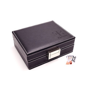 Anpassbare Plain-Spielkarten aus dem 18. Jahrhundert Langlebiges Elutionist Poker-Ledertaschen-Set - Product Image 3