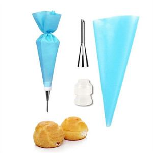 Stainless Steel Piping Tip Set For Cake Decorating Cream <b>Puff</b> Filling Baking Tools 3 Piece Kit - Product Image 1