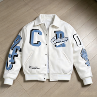 Blouson Bomber Personnalisé Homme Streetwear avec Écussons Brodés Vêtements Tendance Fabricant Grossiste Fournisseur de Haute Qualité Nouvelle Collection