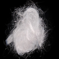 Hilo de Fantasía de Nylon 6, Tipo Alpaca de Angola, Tipo Mohair de Pelo de Conejo, 15D 65mm, Blanco Crudo Mate, Retardante de Llama, para Hilado