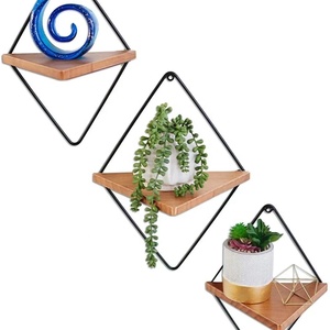 Phong cách hiện đại bằng gỗ tam giác treo tường loại khung trang trí khung - Product Image 2