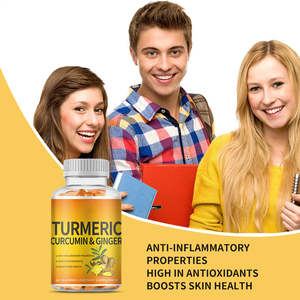 Vegan disetujui kunyit Kurkumin suplemen Gummies kunyit jahe Gummies Vegan kunyit dengan lada hitam - Product Image 4