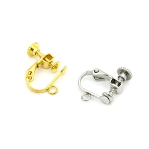 Stainless Steel Screw Ear <b>Clips</b> Gold <b>Silver</b> Drop Shape For Earring Making Jewelry Findings - Product Image 2