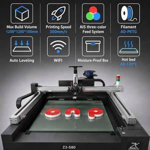 New Arrival Z3-S80 Z3-S120cm Special Offer Big Size Outdoor Signage <b>3d</b> <b>Printer</b> Machine Sign Board Letter Making Large Pri - Product Image 2