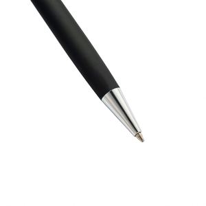 High Quality Black Metal Twist Ballpoint <b>Pen</b> with Custom Logo Promotional Gift Printed for Business Office and Signature Writing - Product Image 3