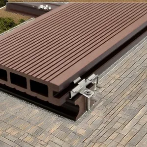Vente flash : Revêtement de sol extérieur en WPC, imperméable, de haute qualité, <span class=keywords><strong>terrasse</strong></span> composite pour extérieur, jardin <span class=keywords><strong>et</strong></span> zone de piscine. - Product Image 4