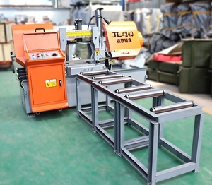 เครื่องตัดเหล็กเส้นแนวนอนอัตโนมัติเต็มรูปแบบสำหรับงานอุตสาหกรรม  แบบ CNC  พร้อมใบเลื่อยวงเดือน - Product Image 6