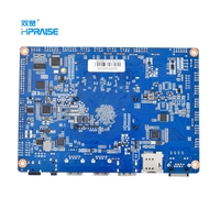 Carte mère Rockchip Rk3399 Arm embarquée avec reconnaissance faciale Aiot, carte mère Lvds 4g industrielle IoT Rk3399