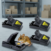 K229 Pièges à mouches jetables écologiques, rapides et efficaces, en ABS hygiénique, pour usage intérieur, attrape-rongeurs de petite taille, adapté aux animaux domestiques et aux zones pulvérisées