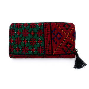 Auténtica Cartera Gitana Banjara, Bolso de Mano Vintage Hecho a Mano - Product Image 1