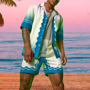 Nouvel ensemble pour homme avec imprimé drapeau américain du 4 <span class=keywords><strong>juillet</strong></span> 2026 |   Ensemble été 2 pièces : chemise à manches courtes et short |   Tenue décontractée pour homme, style <span class=keywords><strong>vacances</strong></span> - Product Image 5