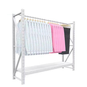 Estante de ropa de almacén al por mayor soporte de exhibición de fábrica para almacenamiento de ropa estante de barra colgante de pie simple - Product Image 4