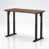 Bureau électrique ergonomique réglable en hauteur, table assis-debout intelligente à 4 pieds, cadre de bureau debout, bureau de gaming à double moteur