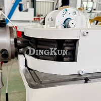 Línea de Extrusión de Tubería Corrugada de HDPE/PE/PP, Línea de Extrusión de Tubos de PVC para Lavadoras con Enrollador Automático de Fábrica China