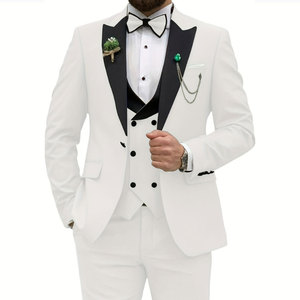 Nouvelle Collection 2026 – Costumes de <span class=keywords><strong>Mariage</strong></span> <span class=keywords><strong>Homme</strong></span> <span class=keywords><strong>Grande</strong></span> <span class=keywords><strong>Taille</strong></span> 3 Pièces Coupe Slim Respirants en Velours Côtelé à Boutonnage Simple - Product Image 6