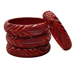 Resin Jewelry with Special Designs Latest New Design Stylish for Woman and Girls Colorful Resin <b>Bangles</b> Charm Bracelets Design - Product Image 3