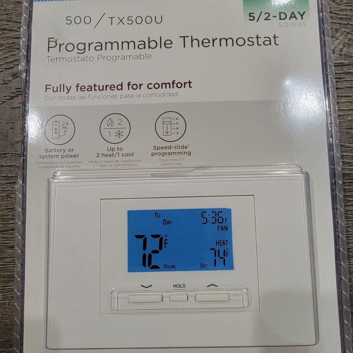 OEM / ODM New Sealed TX500U - 5/<strong>2</strong> Day <strong>Programmable</strong> <strong>Thermostat</strong> White Easy Installation