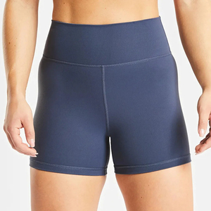 Short personnalisé pour femmes Short taille haute pour femmes Short d'entraînement de fitness respirant et évacuant la transpiration - Product Image 1