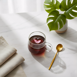 Taza <span class=keywords><strong>de</strong></span> Vidrio <span class=keywords><strong>de</strong></span> Borosilicato 3D con Forma <span class=keywords><strong>de</strong></span> Corazón Rosa Moderna Hecha a Mano, Resistente al Calor, Apta <span class=keywords><strong>para</strong></span> Alimentos, Estética y Romántica, <span class=keywords><strong>para</strong></span> Café/Té, Decoración del Hogar - Product Image 3