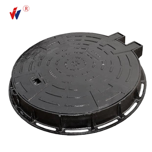 Precio bajo, buena calidad, cubierta de bloqueo de hierro dúctil EN 124 C250/clase D, cubierta de 680mm, cubierta de alcantarilla certificada ISO 9001 - Product Image 1