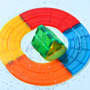 Ensemble <span class=keywords><strong>de</strong></span> 100 blocs <span class=keywords><strong>de</strong></span> <span class=keywords><strong>construction</strong></span> magnétiques flexibles pour circuit <span class=keywords><strong>de</strong></span> course automobile, éducatif pour la <span class=keywords><strong>maternelle</strong></span>, <span class=keywords><strong>construction</strong></span> 3D, inspirant - Product Image 5