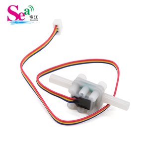 เครื่องวัดอัตราการไหล PVDF รุ่น ZJTM-04A แบบพัลส์เอาท์พุต อุปกรณ์ความงาม เซ็นเซอร์สวิตช์วัดการไหลแบบฮอลล์เอฟเฟคท์ 0.1-4 ลิตร/นาที สำหรับการวัดปริมาณน้ำ - Product Image 3