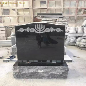 หินแกรนิตสีดำเรียบง่ายพร้อมพื้นผิวขัดเงาสำหรับพิธีการดีไซน์ทันสมัยแบบยุโรป - Product Image 3