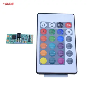 YSJ-381 With Remote Control RGB Colorful Light With Control Panel LED Gradient Breathing Flashing Room Atmosphere Light Module
