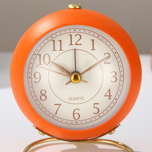 Bền Sử Dụng 3Inch Dễ Thương Đồng Hồ Báo Thức Tùy Chỉnh Màu Sắc Mặt Thời Gian Thiết Kế Sáng Đồng Hồ Báo Thức - Product Image 4