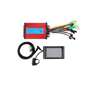 Kit de pantalla a color WXGN301 con 9 tubos rojos + kit de controlador de 9 tubos, 36V/48V/60V/72V 500W universal para scooter L897 - Product Image 1