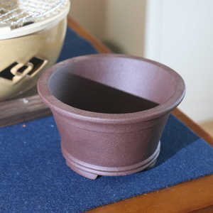 Pot à Bonsaï en Argile Violette de Yixing, Forme Conique, Style Traditionnel, Contenant pour Plantes d'Intérieur - Product Image 3