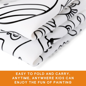 Tappetino in Silicone Riutilizzabile per Colorare 40*30CM con 8 Pennarelli Colorati, Tappetino da Disegno Riutilizzabile per Bambini in Età Prescolare - Product Image 5