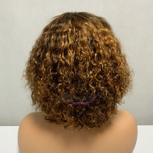 Peluca de Cabello Humano con Cierre de Encaje 4X4 de Lujo P430 de 8 Pulgadas - Product Image 5