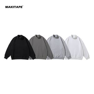 Sweat-shirts en tissu éponge de coton de haute qualité SY380, coupe classique, streetwear, pull épais, teinture unie, respirant, couleur unie - Product Image 2