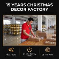 Juego de Adornos Navideños Dorados, Plástico Irrompible, Tamaños Variados, Acabado Mate, Brillante, Acanalado, Estrella Facetada, Decoración de Lujo, Venta al Por Mayor